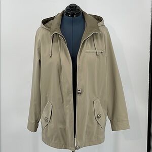 BRAETAN, Womens, Beige Hooded Jacket SIZE LARGE